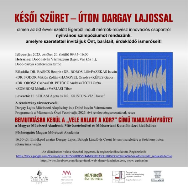 KÉSŐI SZÜRET – ÚTON DARGAY LAJOSSAL